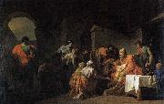 unknow artist Belisarius Receiving Hospitality from a Peasant Who Had Served under Him Germany oil painting artist